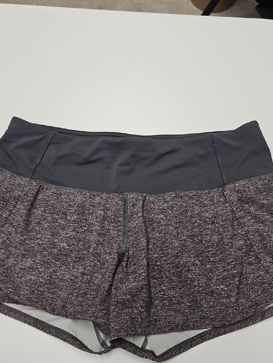 lululemon athletica Pants - FLASH SALE*lululemon athletica Heathered Deep Purple High-Waist Athletic Shorts